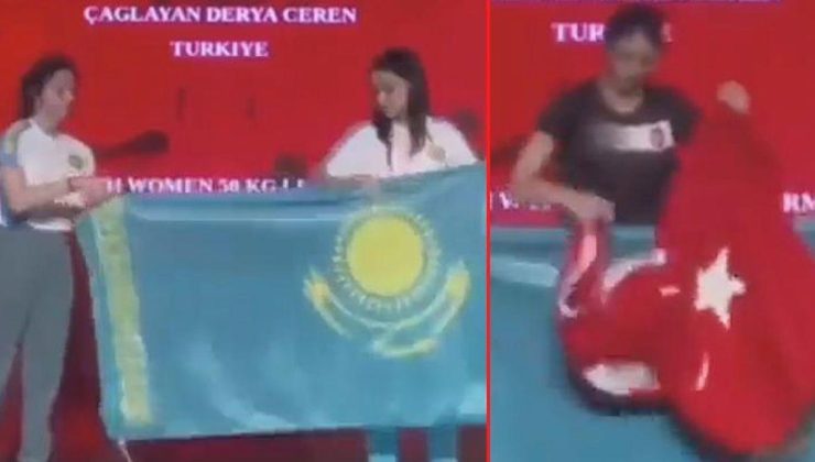 Kazak teknik yöneticiden bayrak gerginliğiyle ilgili açıklama: Mevzuyu kızlarla tartıştık, herkesten özür dileriz