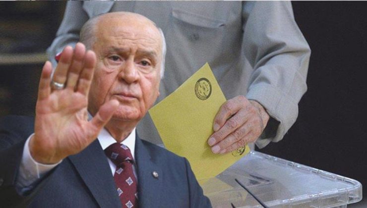 MHP başkanı Devlet Bahçeli’nin kurmayı partisinin oy oranını verdi: HDP hariç herkesten alacağız