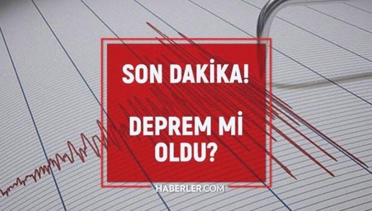 Son Depremler! Bugün İstanbul’da zelzele mi oldu? 31 Ekim AFAD ve Kandilli zelzele listesi