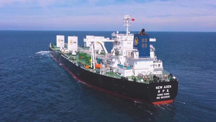 Yeni Yelken Dizaynına Sahip Güç Tasarruflu Üstün Tanker Çin’in Kuzeydoğusunda Teslim Edildi